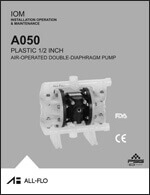 1/2 in. Plastic AODD Pump - A050 | All-Flo