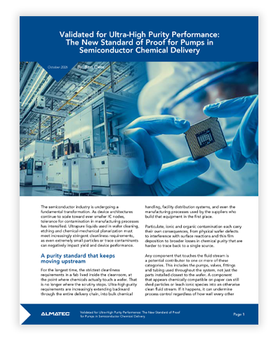 High Purity Chemical Application White Paper Thumbnail