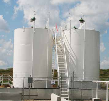 In-the-field storage tanks