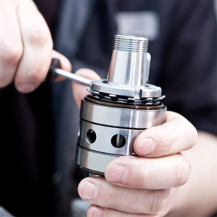 Man working on ipp product