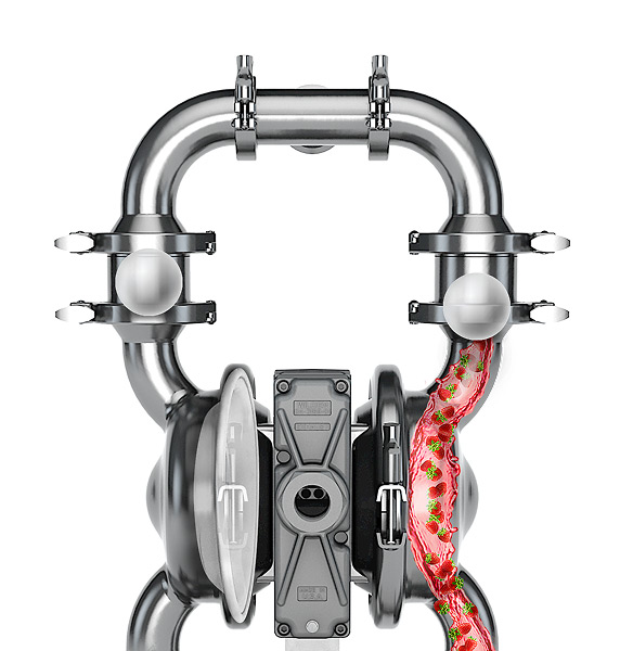 A Wilden double-diaphram pump