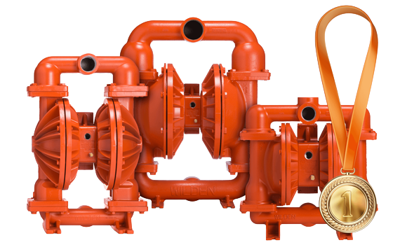 Group of Pro-Flo SHIFT pumps with medal award