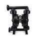 Wilden AODD Double Diaphragm Pump - 51 mm (2 in.) - Pro-Flo SHIFT Bolted Plastic - PS800 Black